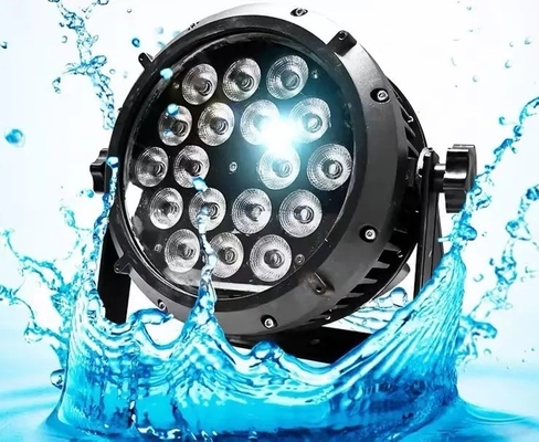 Outdoor RGBW DMX LED Par Light Waterproof 18pcs*10w For Wedding