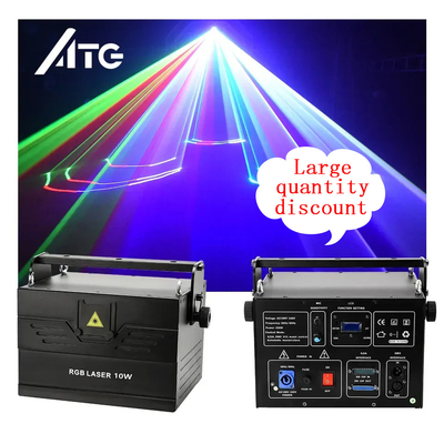 6kg 5-10W RGB Full Color Light Disco Night Club Special Effect Led Stage Lights Outdoor Laser Light Laser Dj