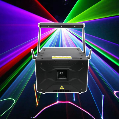 50000 Hours Time Laser Light 10W RGBW Stage RGB Animation DJ Disco Light