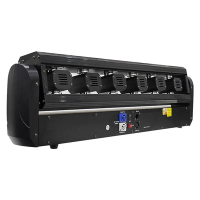 6pcs RGBW 6 Eye Laser Stage Light Led Beam Moving Head For Nightclub Disco DJ
