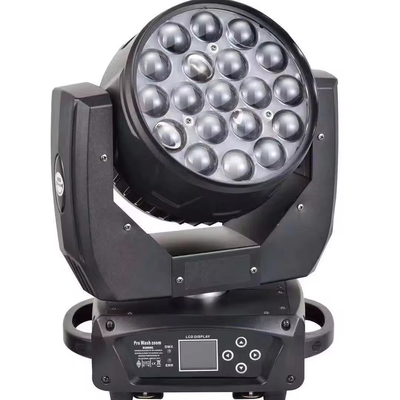 Support Dimmer Yes 19pcs Big Bee Eyes LED Moving Head Beam Light for DJ Equipment