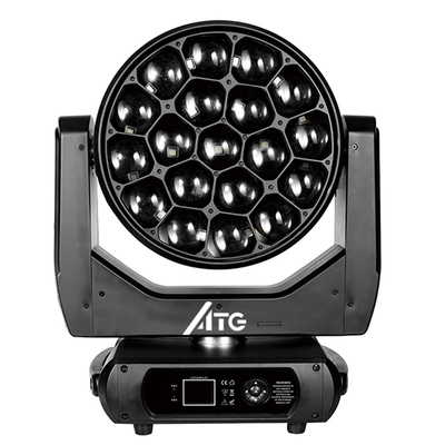 19*30W Big Bee Eye Moving Head Light Model Professional Stage Nightclub Super Sharpy Beam For Dynamic Lighting Effects 600W IP22